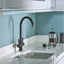 Abode Prostream 3 IN 1 Swan Spout Monobloc Tap - Matt Black PT1104