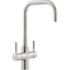 Abode Prostyle 3 IN 1 Quad Spout Monobloc Tap - Brushed Nickel PT1112