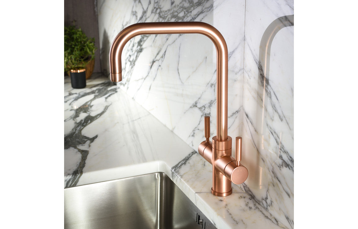 Abode Prostyle 3 IN 1 Quad Spout Monobloc Tap - Urban Copper PT1115