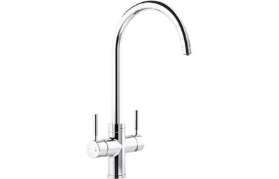 Abode Propure 4 IN 1 Swan Spout Monobloc Tap - Chrome PT1150