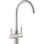 Abode Propure 4 IN 1 Swan Spout Monobloc Tap - Brushed Nickel PT1151