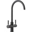 Abode Propure 4 IN 1 Swan Spout Monobloc Tap - Matt Black  PT1152