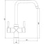 Abode Propure 4 IN 1 Quad Spout Monobloc Tap - Matt Black PT1162