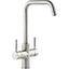 Abode Propure 4 IN 1 Quad Spout Monobloc Tap - Brushed Nickel PT1161