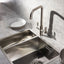 Abode Industria 3 IN 1 Monobloc Tap - Brushed Nickel PT1196