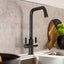 Abode Industria 3 IN 1 Monobloc Tap - Matt Black PT1198