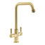 Abode Industria 3 IN 1 Monobloc Tap - Brushed Brass PT1199