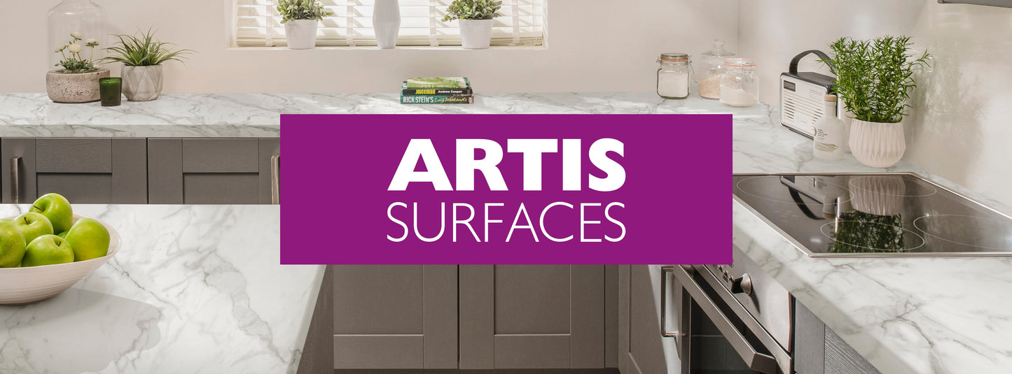 ARTIS Delamere Planked Wood - Grained - Postformed 40mm Laminate Worktops