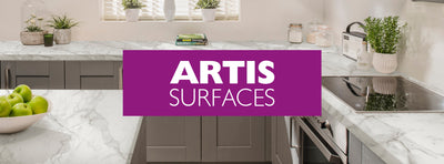 ARTIS Gold Lightning - Ultra Matt - Square Edge Slim Line 22mm Laminate Worktops