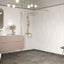 Iconix 1400mm Wetroom Panel & Support Bar - Brushed Brass DIEWP1418