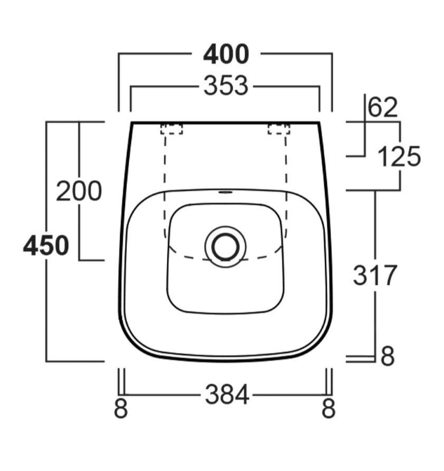 Ruth White Toilet and Basin Suite