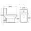 Gina Close Coupled Toilet with Soft Close Seat