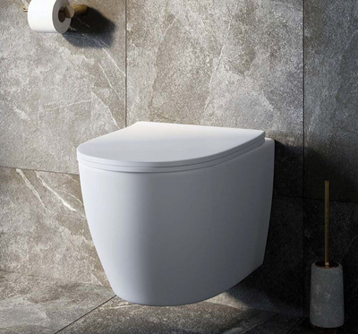 Bella Short Projection Wall Hung Toilet & Soft Close Seat