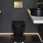 Bella Short Projection Wall Hung Toilet & Soft Close Seat - Black