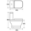 Jodie Close Coupled Toilet & Soft Closing Wrap Over Seat