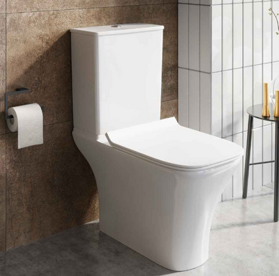 Henry Close Coupled Rimless Toilet & Soft Close Seat