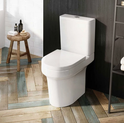 Eliza Close Coupled Short Projection Toilet & Soft Close Seat