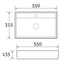 James Ceramic Countertop Basin