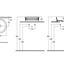 Peter Patterned Round Counter Top Basin N23