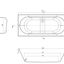 Evolve Double Ended Acrylic Bath – 1700 x 750mm