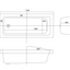 Star Single Ended Super Strong Reinforced Acrylic Bath – 1700 x 750mm
