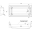 Star Single Ended Super Strong Reinforced Acrylic Bath – 1700 x 800mm