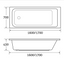 James White Bath Super-strong Acrylic 1700x700mm