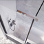 Harmony Super Strong Acrylic L-Shape Shower Bath - 1700 x 820/700mm Left Hand