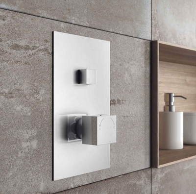 Style Single Outlet Square Touch Control Concealed Shower Valve