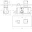 Style Single Outlet Square Touch Control Concealed Shower Valve