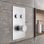 Style Double Outlet Round Touch Control Concealed Shower Valve