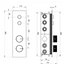 Ajo Thermostatic Dual Outlet Concealed Valve