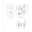 Arkansas Single Outlet Concealed Valve & Round Shower Head