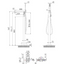 Monaco Freestanding Bath Shower Mixer Tap - Chrome