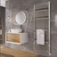 North Dakota 1500 x 550mm Heated Towel Rail with Hangers – Chrome