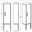 Sky Tall Storage Unit with Legs