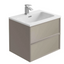 Cumbria 600mm Wall Hung Vanity Unit in French Grey