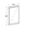 Sarah 550mm LED Mirror in French Grey
