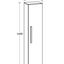 Veto Wall Mounted Tall Storage Unit in Gloss White