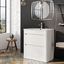 Eon Floor Standing 800mm Vanity Unit in Matt White