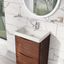 Montana 600mm Floorstanding Vanity Unit in Rosewood & Resin Basin