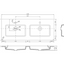 Montana 1200mm Floorstanding Vanity Unit in Gloss White & White Glass Basin