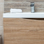 Montana 1200mm Wall Hung Vanity Unit in Light Oak & Resin Basin