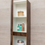 Montana Wall Mounted Tall Storage Unit Rosewood  (Left Hand)