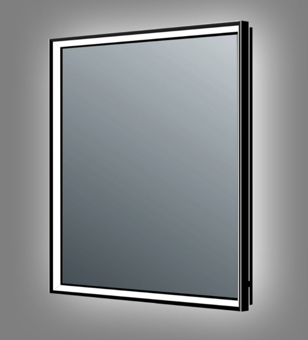 Adison 800 x 600mm LED Mirror - Black Frame