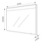 Elsie LED Bathroom Mirror 800mm