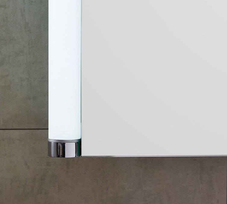 Esme 700mm Double Door LED Mirrored Cabinet