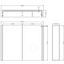 Layla 700 x 860mm LED Mirrored Wall Cabinet