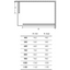 Cubuz Walk-in Fixed Frosted Glass & Chrome Shower Screen - 980mm Shower Tray or Wetroom