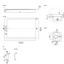 Honey White Slate Effect Shower Tray – 1600x800mm inc waste
